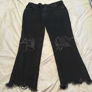 Free People Black Jeans